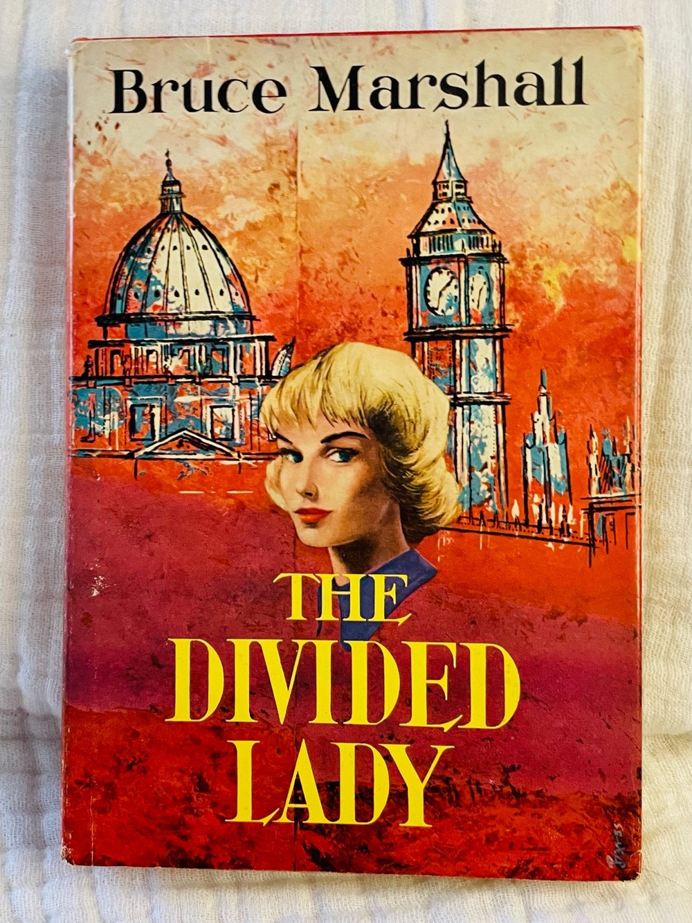 The Divided Lady by Bruce Marshall, 1960 First Edition Hardcover Book
